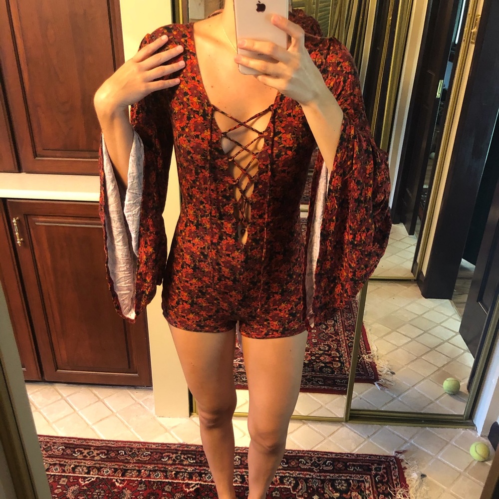 Free People 70s Inspired Romper